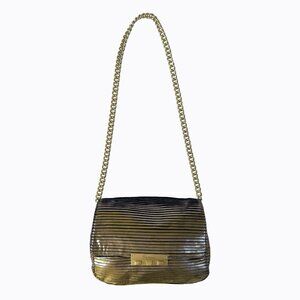 Foley + Corinna Metallic Bag Gold Chain Retro Disco Y2K 90s  Old Money Chic Glam